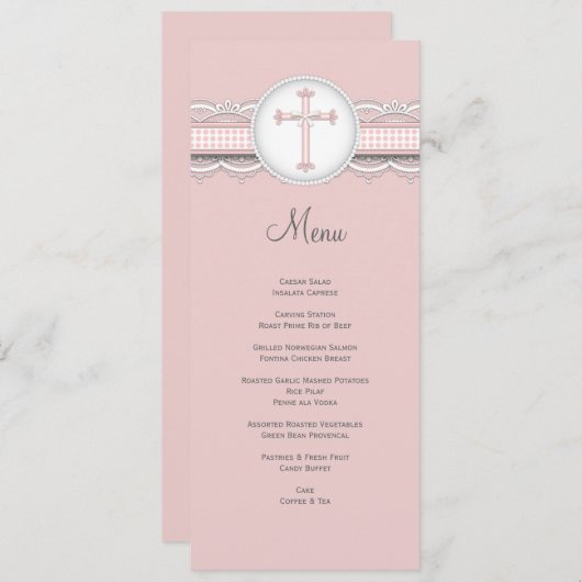  gedeelte met menu Religieuze feestdagen (Voorkant / Achterkant)