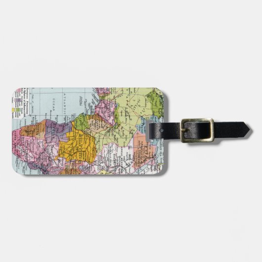 GEDEELTELIJK AFRIKA, 1914 BAGAGELABEL (Voorkant horizontaal)