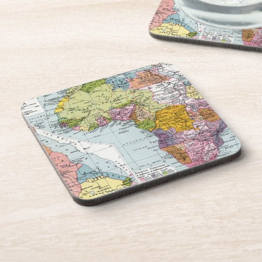 GEDEELTELIJK AFRIKA, 1914 DRANKJES ONDERZETTER (Linkerzijde)