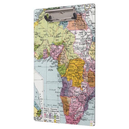 GEDEELTELIJK AFRIKA, 1914 KLEMBORD (Links)