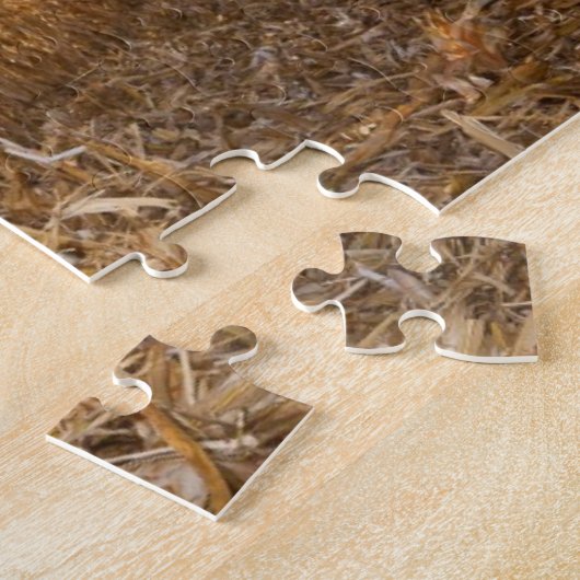 Gedeeltelijk geoogste Corn-veld Legpuzzel (Zijkant)