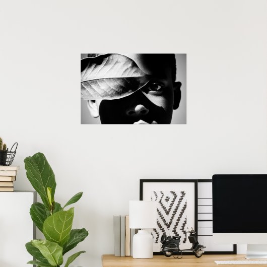 gedeeltelijk tot rood poster (Thuiskantoor)