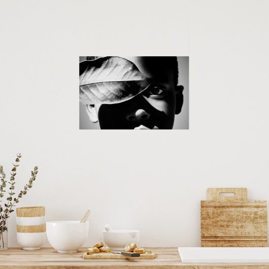 gedeeltelijk tot rood poster (Keuken)