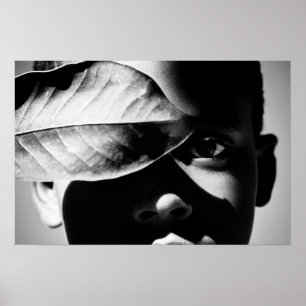 gedeeltelijk tot rood poster