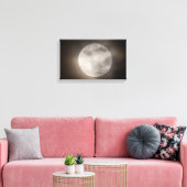 Gedeeltelijk troebel Moon, Ohio Canvas Afdruk (Insitu (Woonkamer))