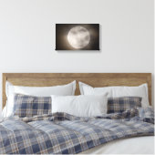 Gedeeltelijk troebel Moon, Ohio Canvas Afdruk (Insitu (Slaapkamer))