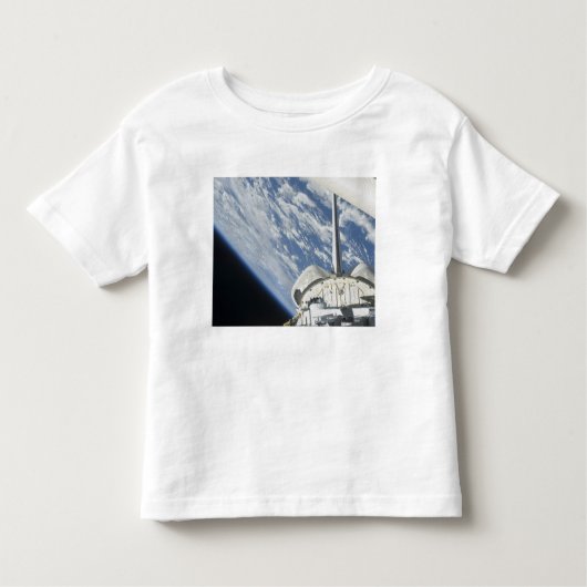Gedeeltelijk uitzicht van Space Shuttle Endeavor Kinder Shirts (Voorkant)