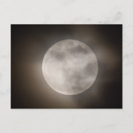 Gedeeltelijk wollig volle maan, Ohio Briefkaart