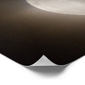 Gedeeltelijk wollig volle maan, Ohio Poster (Hoek)