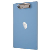 Gedeeltelijke maan en een Helderblauw klembord voo (Links)