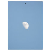 Gedeeltelijke maan en een Helderblauw klembord voo (Achterkant)