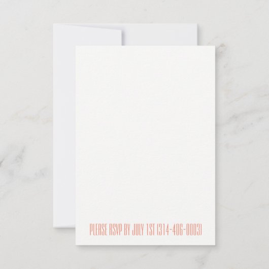 Gedeeltelijke uitnodiging weggaan (Achterkant)