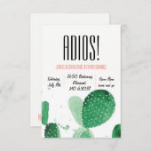 Gedeeltelijke uitnodiging weggaan (Voorkant / Achterkant)