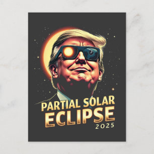Gedeeltelijke Zonsverduistering 2025 Trump Inugura Briefkaart