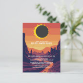 Gedeeltelijke Zonsverduistering 2025 Uitnodiging v (Staand voorkant)