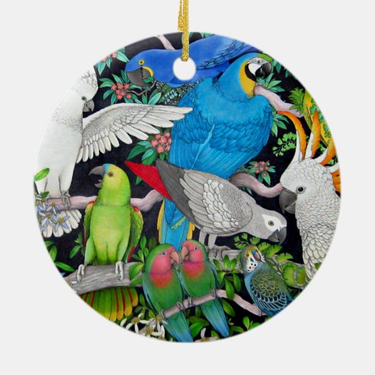 Gedeelten van de Wereld Ornament (Achterkant)