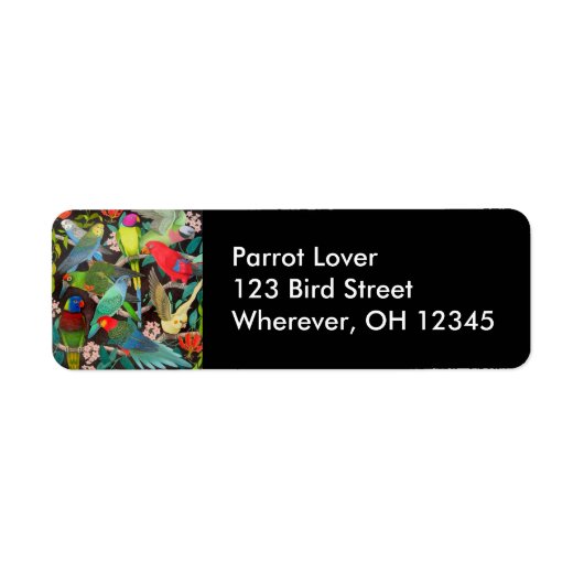 Gedeelten van het World II Label (Voorkant)