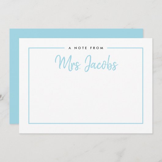 Gedefinieerde notitie Aangepaste kleuren Aangepast Feestdagenkaart (Voorkant / Achterkant)