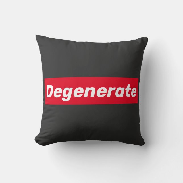 Gedegenereerd (maar cool) kussen (Voorkant)