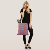 Gedegenereerde ster grote schoudertas tote bag (Op model)