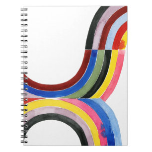 Gedekomponeerde Regenboog - Verticaal Notitieboek
