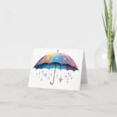 Gedekt door geloof bedankkaart (Voorkant)