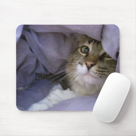 Gedekt Kat Mousepad Muismat (Met muis)