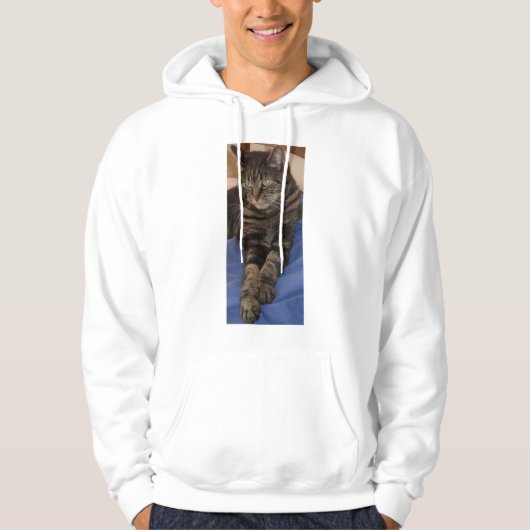Gedekt overhemd hoodie (Voorkant)