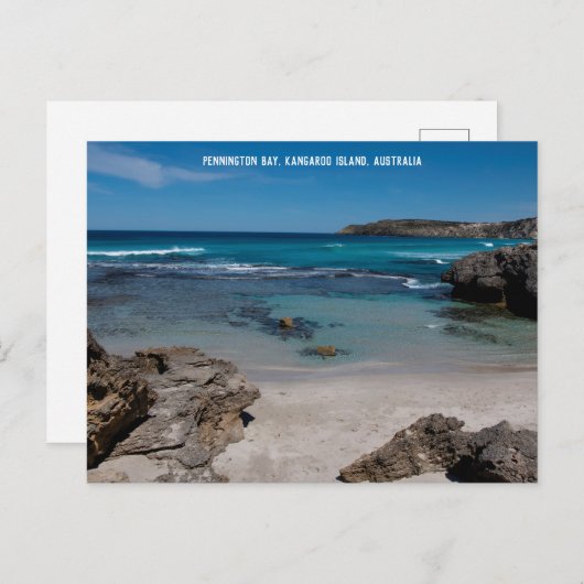 Gedekt strand in het paradijs Australië Briefkaart (Voorkant / Achterkant)