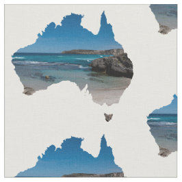 Gedekt strand in het paradijs Australië Stof