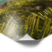 Gedekt strand in Lo Zingaro, Sicilië Foto Afdruk (Hoek)