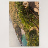 Gedekt strand in Lo Zingaro, Sicilië Legpuzzel (Verticaal)