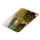 Gedekt strand in Lo Zingaro, Sicilië Magneet (Linkerzijde)