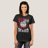 Gedekte 60 jaar baard t-shirt (Voorkant volledig)