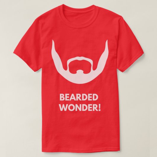 Gedekte baard ventilator 11 t-shirt (Design voorkant)