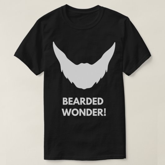 Gedekte baard ventilator 17 t-shirt (Design voorkant)