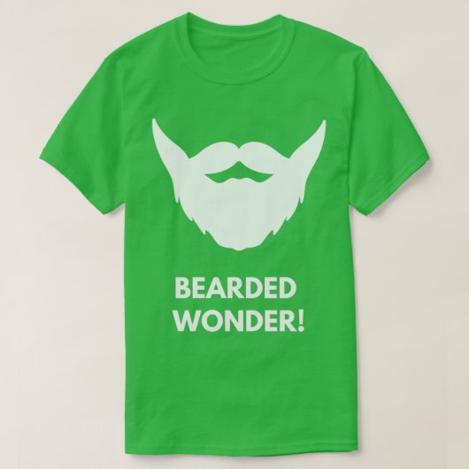 Gedekte baard ventilator 3 t-shirt (Design voorkant)