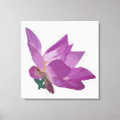 Gedekte bloemen canvas afdruk (Voorkant)