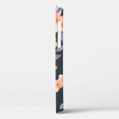 Gedekte bloemen naadloze achtergrondillustratie Case-Mate iPhone case (Achterkant / Links)