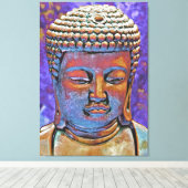 Gedekte Boeddha Canvas Afdruk (Insitu (Houten vloer))