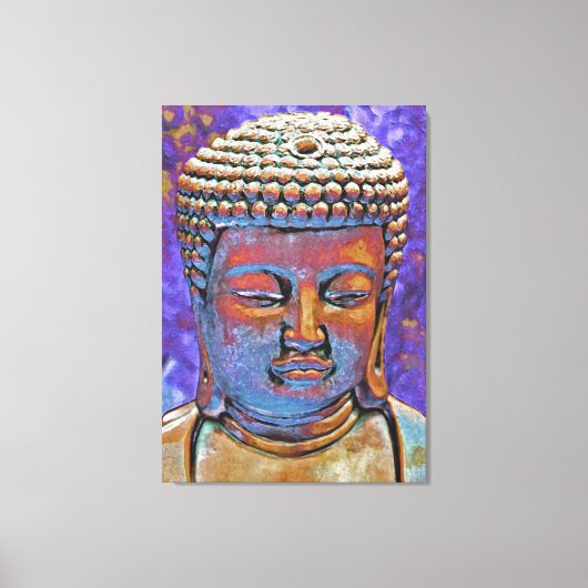 Gedekte Boeddha Canvas Afdruk (Voorkant)