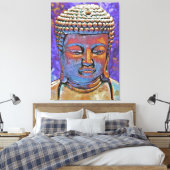 Gedekte Boeddha Canvas Afdruk (Insitu (Slaapkamer))