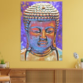 Gedekte Boeddha Canvas Afdruk (Insitu (Woonkamer))