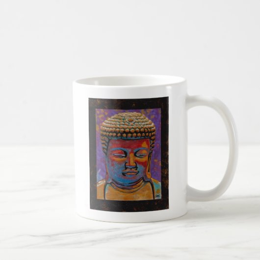 Gedekte Boeddha, omwoeld Koffiemok (Rechts)