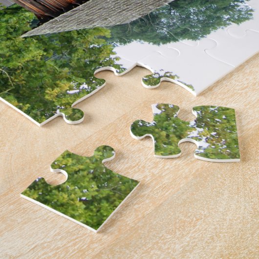 Gedekte Bridge University of West Alabama Campus Legpuzzel (Zijkant)