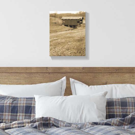 gedekte brug canvas afdruk (Insitu (Slaapkamer))