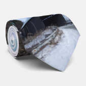 Gedekte bruggen van Vermont Stropdas (Opgerold)