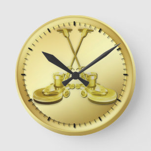 Gedekte buffers ronde klok