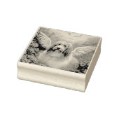 Gedekte Collie Angel Wings Pet Loss Rubberstempel (Stempel)