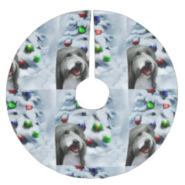 Gedekte Collie Kerstmis Kerstboom Rok